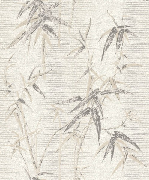 bamboo plants beige wallpaper Rasch wallpaper change 2 507539