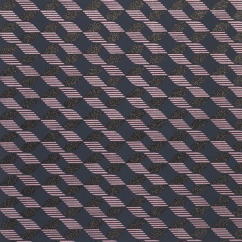 lines and cubes non-woven wallpaper blue Universe Hohenberger 51211-HTM