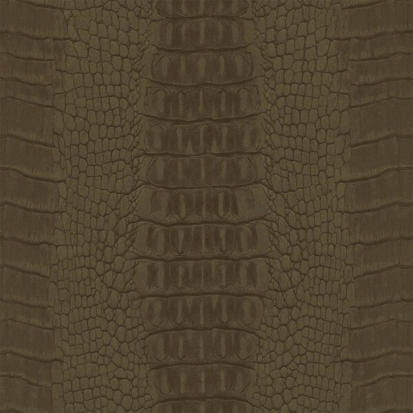 non-woven wallpaper faux leather look brown 347775