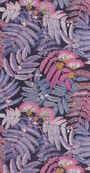 Waldmuster Vliestapete lila und violett Casadeco - Botanica BOTA85895328