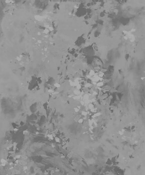 Vliestapete Silberglaz grau Muster Dalia 100202