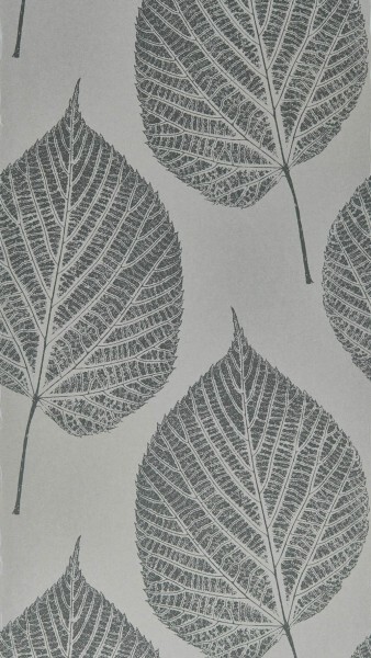 große Blätter braun Tapete Sanderson Harlequin - Colour 1 HTEW112608