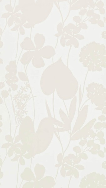 Leaf pattern beige non-woven wallpaper Sanderson Harlequin - Color 1 HAMA111053