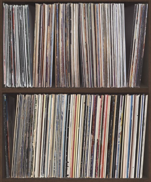 Multicolored Vinyl Records Wallpaper Essener G45385