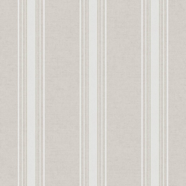 Non-woven wallpaper stripes gray beige 1909-3 _L