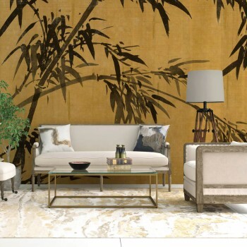 Classic mural with Japan bamboo gold 27020-HTM GMM Hohenberger