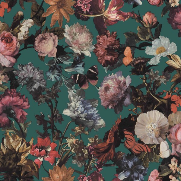 Non-woven wallpaper flowers Rasch Textil Paradise 139171