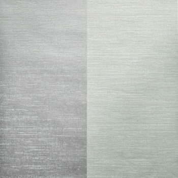 Mintgrün graue Tapete Streifen metallischer Effekt Slow Living 30024-HTM