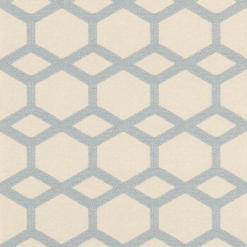non-woven wallpaper braided stripes beige and gray 291437