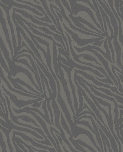 Schwarzes Wandbild Zebraoptik Wallpower Favourites Eijffinger 309061
