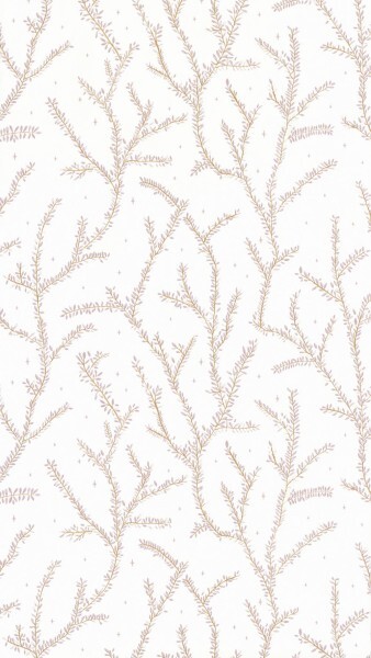 Twigs and branches wallpaper cream Caselio - La Foret Texdecor FRT102941010