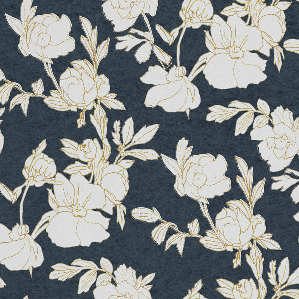 Black Wallpaper Flowers Beige Tenue De Ville Spice 62 Spi230230 Tenue De Ville Spice Decoprint Brands Tapetenshop Com