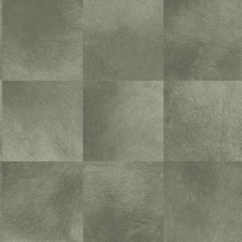 non-woven wallpaper squares dark green 347797