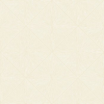 beige non-woven wallpaper diamond pattern Casadeco - Utopia Texdecor UTOP85131351