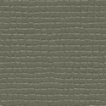 non-woven wallpaper faux leather look gray 347779