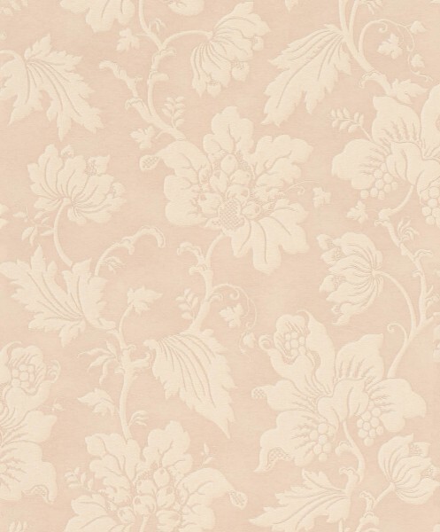 flower tendrils look pink vinyl wallpaper Trianon 13 Rasch 570465