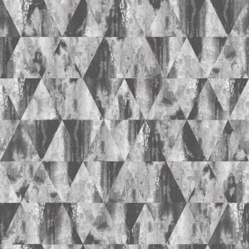 Diamond Pattern Gray and Black Wallpaper Grunge Essener G45334