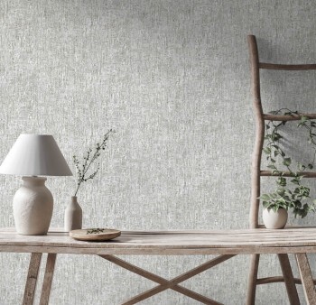 plain gray non-woven wallpaper Crafted Hohenberger 64996