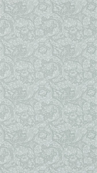 Wild Leaf Pattern Wallpaper Silver DCMW216824