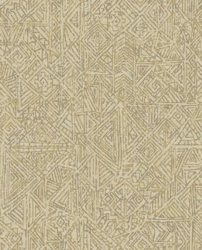 retro pattern beige wallpaper Terra Eijffinger 391522