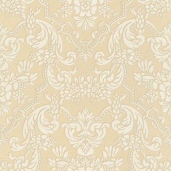Creame vinyl wallpaper baroque design Trianon 13 Rasch 570618