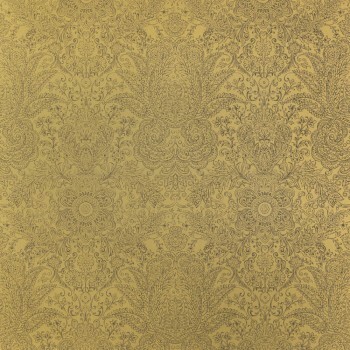 Old gold non-woven wallpaper floral pattern golden Precious Hohenberger 65188-HTM