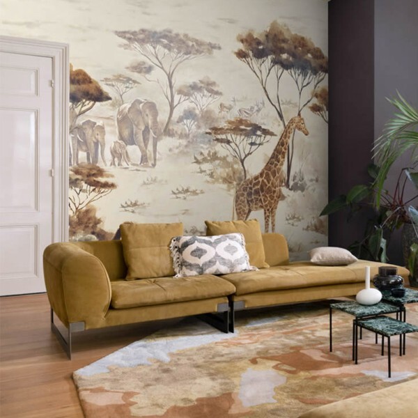 Mural landscape beige 363678