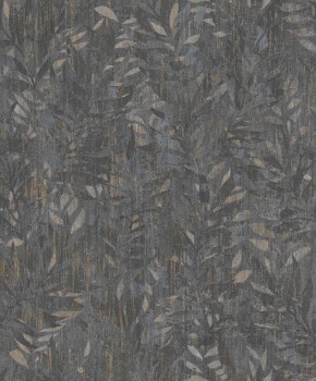 non-woven wallpaper branches gray 561289