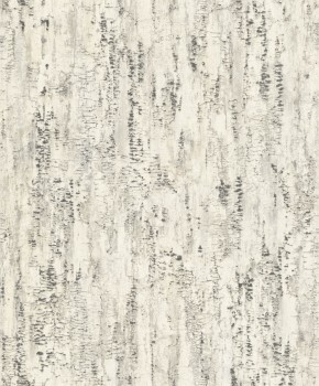 tree bark pattern gray non-woven wallpaper Composition Rasch 554045