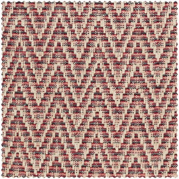 zigzag pattern beige and brown furnishing fabric Sanderson Caspian DCAC236906