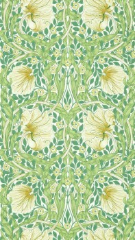 Green Tulip Flowers and Leaves Wallpaper MSIM217063