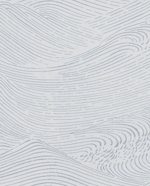 55-386534 Eijffinger Enso non-woven wallpaper waves gray silver