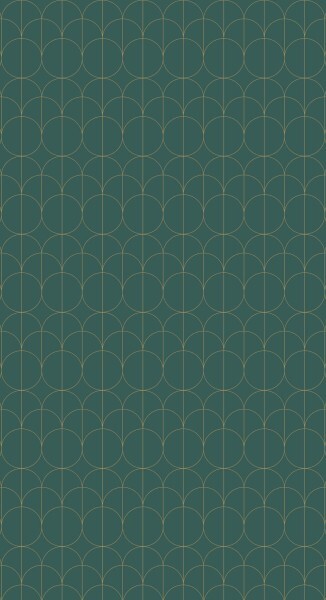 Geometric Green Wallpaper Casadeco - 1930 Texdecor MNCT85697505
