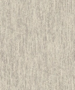 Grau und silbere Vliestapete Glam-Style Malibu Rasch Textil 101407