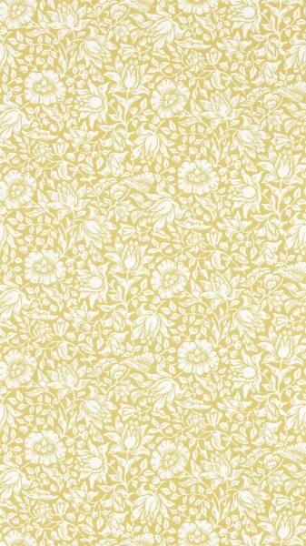 Tapete grafisches Blumenmuster gelb MSIM217072