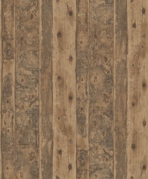 wood board look wallpaper brown grunge Essener G45346