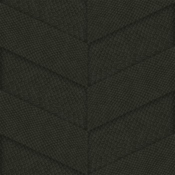non-woven wallpaper snake skin pattern dark green 347796