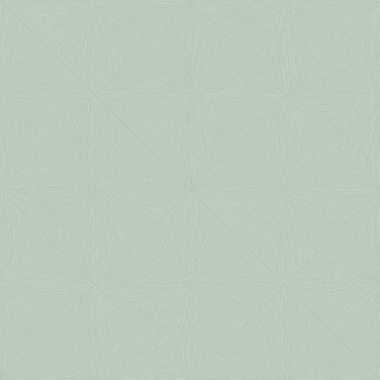 Green non-woven wallpaper geometric diamonds Casadeco - Utopia Texdecor UTOP85136522