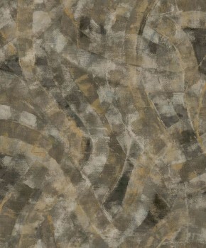 non-woven wallpaper abstract pattern olive green 124479