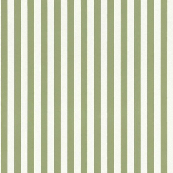 Vertical stripes wallpaper green Petite Fleur 5 Rasch Textil 288451