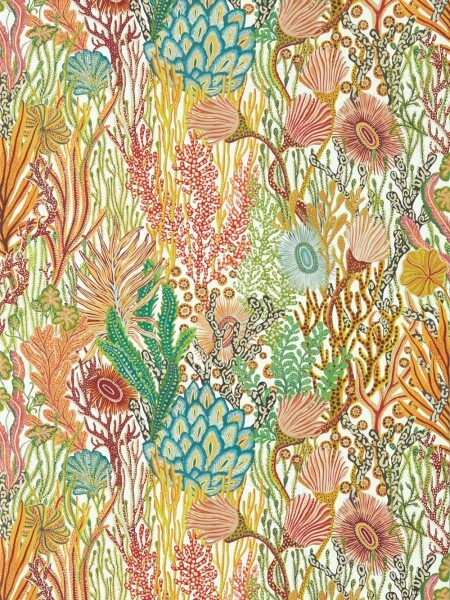 coral reefs beige non-woven wallpaper Sanderson Harlequin - Color 1 HTEW112779