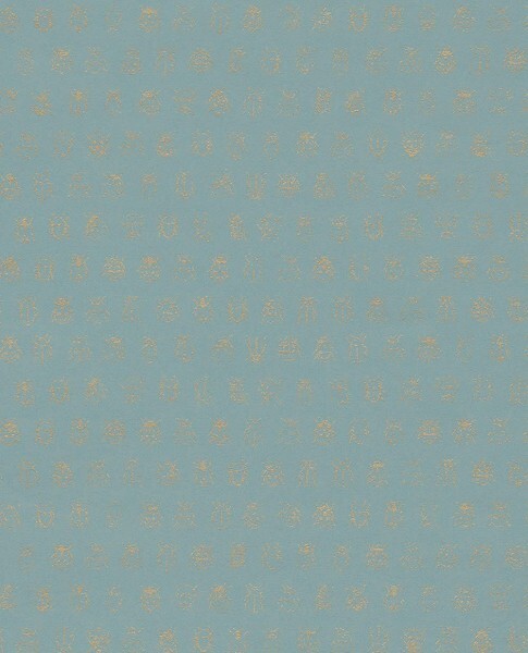 Eijffinger PIP Studio 55-375032, non-woven wallpaper blue gold ladybird