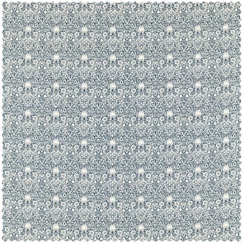 Decoration fabric wild flower pattern blue MEWF227032