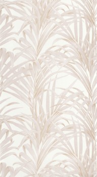 White and beige wallpaper jungle motifs Casadeco - 1930 Texdecor MNCT28921108