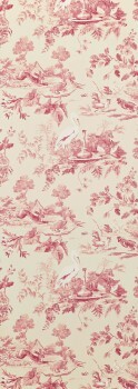 Fuchs und Storch rosa Vliestapete Sanderson - One Sixty DCAVAE101