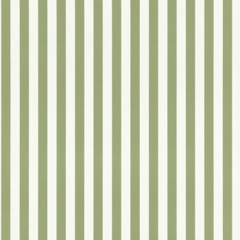 Vertical stripes wallpaper green Petite Fleur 5 Rasch Textil 288451