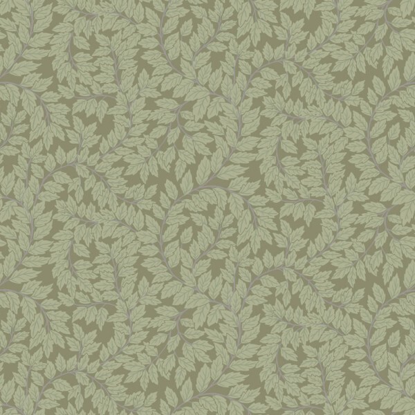 non-woven wallpaper wild foliage green 034020