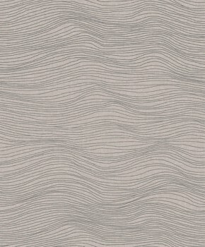 wave texture wallpaper brown Malibu Rasch Textil 101424