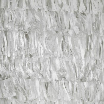 Fabric fringed look with shimmer effect gray non-woven wallpaper Salt Hohenberger 65315-HTM