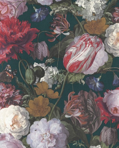 Eijffinger Masterpiece 55-358002, non-woven wallpaper flowers
